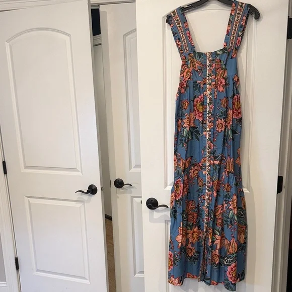 Farm Rio Blue Maxi Dress - Picture 3 of 7
